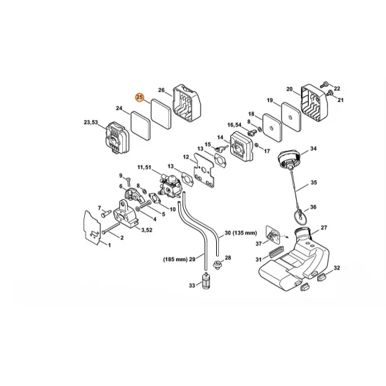STIHL  Filtr wstępnego oczyszczania 4137 124 1500